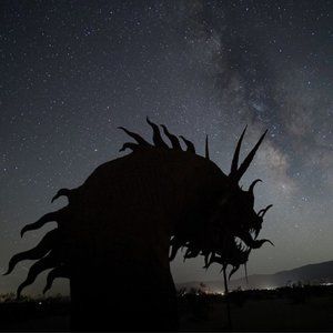 Milky way photo taken in Borrego Springs, CA by Kelsey